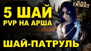 ШАЙ-ПАТРУЛЬ. Как 5 ШАЙ кошмарили сервер. ПВП на Арша в БДО (Black Desert Online - BDO)