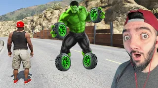 FRANKLIN DÜNYANIN EN BÜYÜK HULK ARABASINI BULDU - GTA 5 MODS