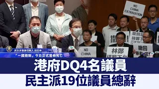 港府DQ4名議員 民主派19位議員總辭｜@NTDAPTV ｜20201112