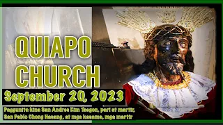Quiapo Church Live Mass Today September 20, 2023