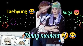 #bts funny moment 🤣😂💜💜🙆 yoonig and taehyung 🤭#viralvideo @BTSLJKV