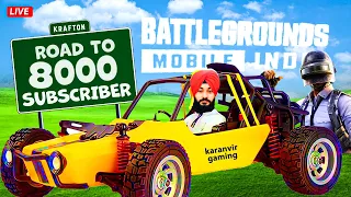 BGMI LIVE - 8000 SUBSCRIBER #bgmi #livestream #punjabistreamer