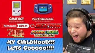 LETS GO!!! GAMEBOY ADVANCE IS COMING TO SWITCH! - Nintendo Direct 2.8.2023 Reaction