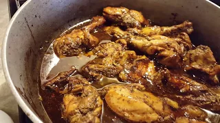 Simple but delicious Pot roast chicken Guyanese style