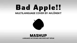 Avlönskt's Bad Apple!! multilanguage mashup (languages he speaks and doesn't speak)