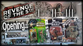 OPENING X3 Prequel Trilogy figures on STAR WARS DAY 2 | Revenge Of The 5th! 👀👌🏼