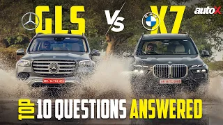 2024 BMW X7 vs Mercedes GLS Comparison Review | Finding the Winner in 10 Simple Questions | autoX