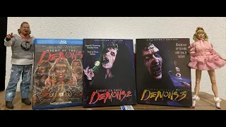 Unboxing night of the demons 1,2,3 collection