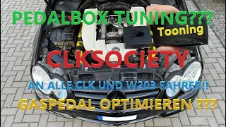 CLKSociety | Bringt ein Pedalbox Tuning wirklich etwas? | Test am Mercedes CLK 55 AMG (Schrott??)