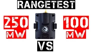 TBS Crossfire 100mW vs. 250mW RangeTest