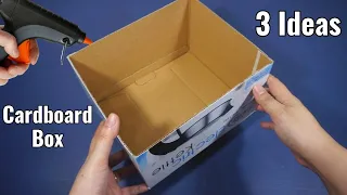 I used cardboard box to for keeping my things organizer, it might be useful for you too!