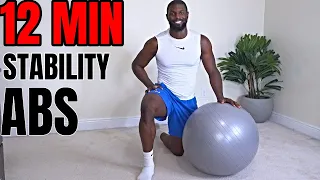 12 Minute Physio/Exercise Ball AB WORKOUT (Build DEEP ABS)