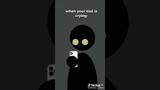 when mum cries vs when dad cries