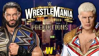 WWE Wrestlemania 39 Predictions