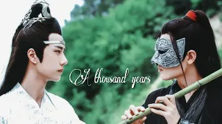 Wei Wuxian & Lan Wangji | A Thousand Years [The Untamed]