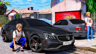 ОПЕРСКАЯ ЕЗДА В GTA 5 - ПОСТАВИЛ BRABUS ОБВЕС НА МЕРСЕДЕС БАНАН! ШАШКИ НА MERCEDES CLS63 AMG! 🌊ВОТЕР