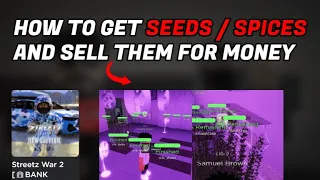 HOW TO GET SEEDS / SPICES AND SELL THEM IN ROBLOX STREETZ WAR 2