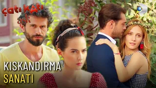 Ateş ve Yasemin, Demir ve Ayşen'i Kıskandırdı! - Çatı Katı Aşk 7.Bölüm