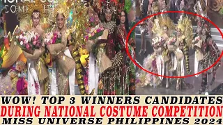 WOW! TOP 3  WINNERS BEST IN NATIONAL COSTUME MISS UNIVERSE PHILIPPINES 2024