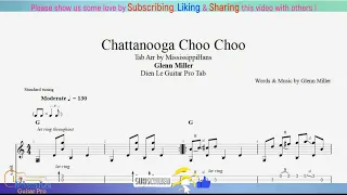 Guitar Cover Solo - Glenn Miller - Chattanooga Choo Choo - for Guitar with TABs