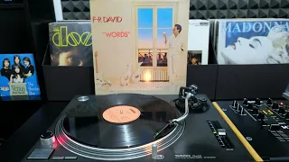 F. R. David - Words (LP, Album 1982) Resolución 4K