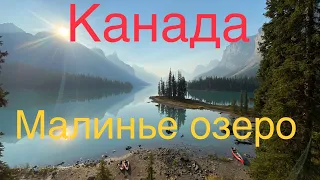 46 - Путешествие, Канада, Альберта, Малинье озеро, олень, бурундук, ледник, город Ред-Дир 👍