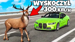 ❄️ KIEDY JEDZIESZ PRZEZ LAS 300 KM/H!? | BeamNG Drive |