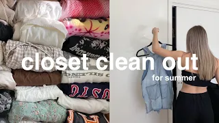 EXTREME closet clean out for summer 2022