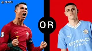 Cristiano Ronaldo or foden? | who is the goat?🐐