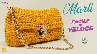 BORSA UNCINETTO MARLI - REALIZZATA IN 2H😉 @momiscrochet #crochet #tutorial #bag