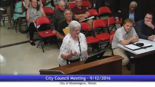 September 12, 2016 - City Council Meeting