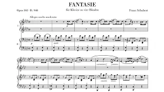 Schubert: Fantasia in F minor, D.940 (op. post. 103) -  Vronsky & Babin, 1949 - Decca DL 9790