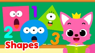 Learn Numbers with Shapes! | Fun Learning for Kids | 15-Minute Learning with Baby Shark