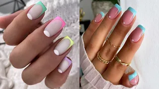 Excellent and Unique Plain French tips thin nail art designs in 2023