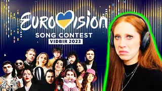 WHO WILL UKRAINE SEND TO EUROVISION 2023? REACTING TO VIDBIR 2023