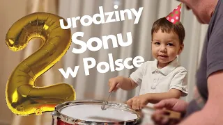 Drugie urodziny Sonu - Dzień Sonu z Korei w Polsce u dziadków - Dzień z życia dwulatka
