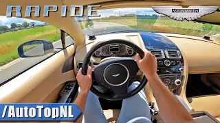 ASTON MARTIN RAPIDE 5.9 V12 POV Test Drive by AutoTopNL