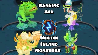 Ranking All Wublin Island Monsters! (Moculus update)