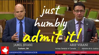"You've had 9 years, & look at what has happened": Liberal justice minister SHUT DOWN by Jivani