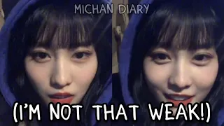 momo explains that she is *not as weak* as people think