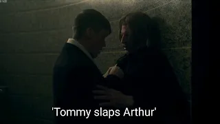 Tommy talks to Arthur at Mosley's seminar || Peaky Blinders season 6 episode 2