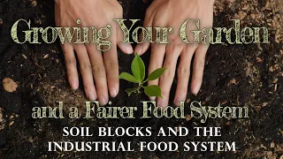 Growing Your Garden and a Fairer Food System - Soil Blocks and The Industrial Food System