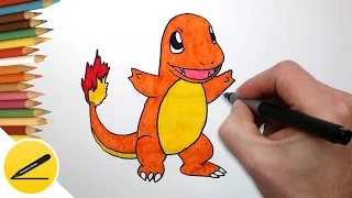 How to Draw Pokemon Charmander | Draw Pokemon step by step
