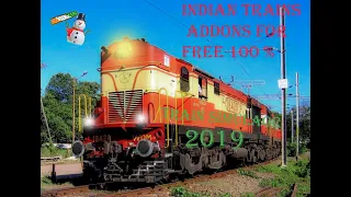 HOW TO INSTALL INDIAN TRAIN SIMULATOR 2020 ADDONS FOR FREE 100 % WORKING