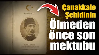 Çanakkale Şehidi'nin ailesine son mektubu!