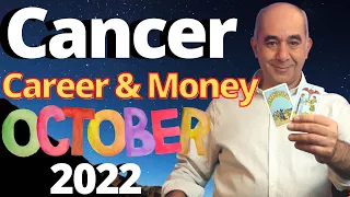 Cancer October 2022 Career & Money. Cancer, IT’S TIME TO FREE YOURSELF & REALIZE YOUR POTENTIAL !!