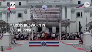 Marcos Jr. sworn in as Philippines president