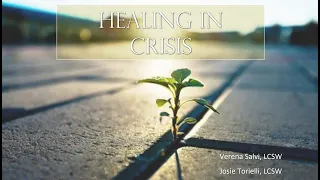 Healing in Crisis: Empowering Front Line Workers and Survivors of Trauma Webinar on November 8, 2023