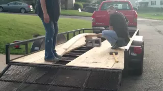 Replacing 16' trailer boards (No welding)