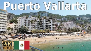 Puerto Vallarta, Mexico -- Gorgeous Afternoon Walk Along the Beach and Old Town